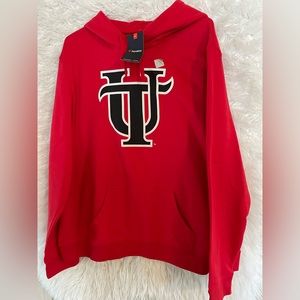 University Of Tampa (UT) Fanatics NWT Men’s Hooded Red Sweatshirt-Size XXL